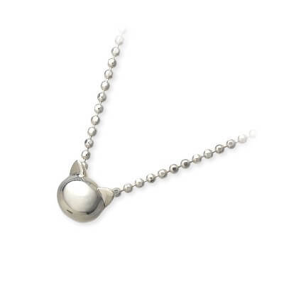 Blue Cat シルバーネックレス