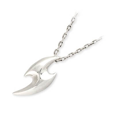 Blue Cat シルバーネックレス