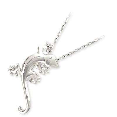 Blue Cat シルバーネックレス