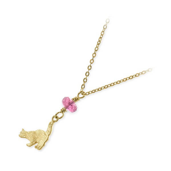 Blue Cat シルバーネックレス