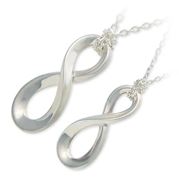 Blue Cat シルバーペアネックレス