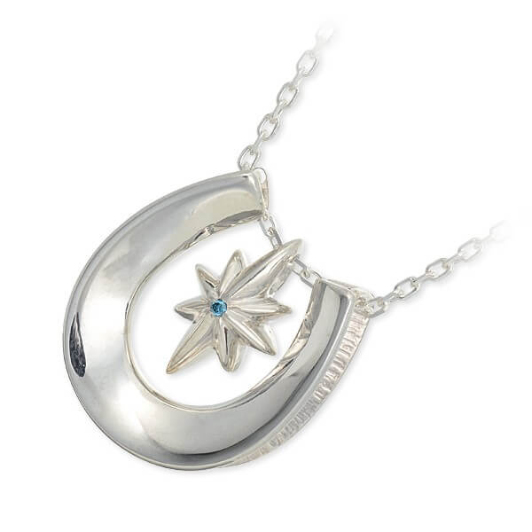 Blue Cat シルバーネックレス