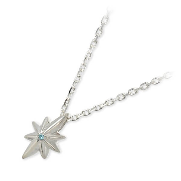 Blue Cat シルバーネックレス