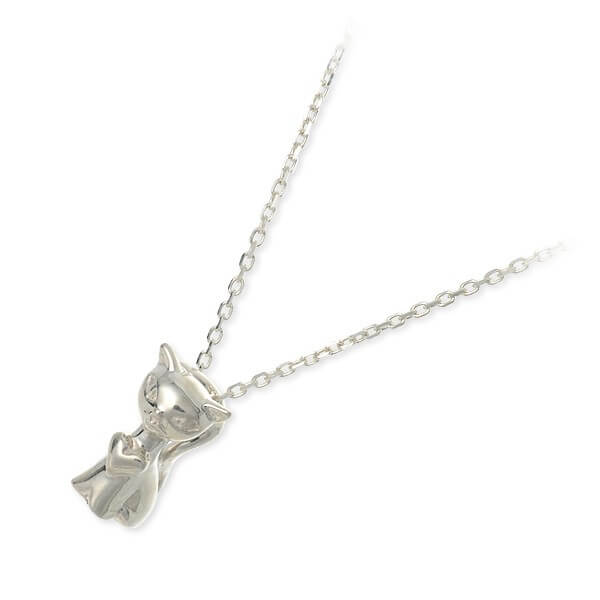 Blue Cat シルバーネックレス