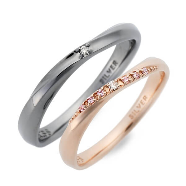 THE KISS シルバーペアリング