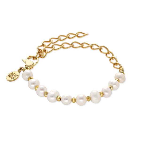 SAINTS 淡水パールブレスレット