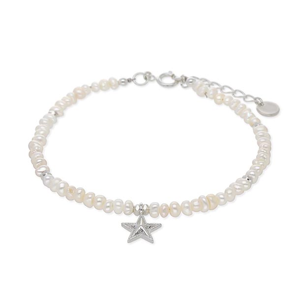 SAINTS 淡水パールブレスレット