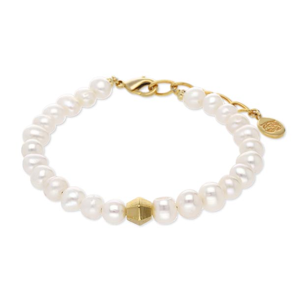 SAINTS 淡水パールブレスレット