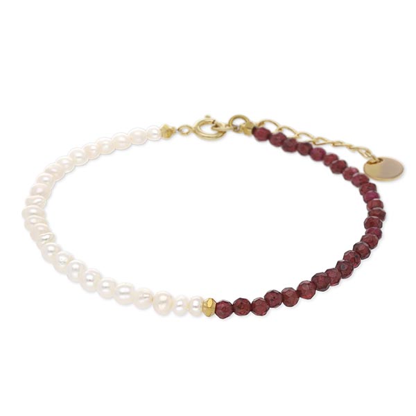 SAINTS 淡水パールブレスレット