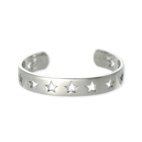 SAINTS シルバーバングル