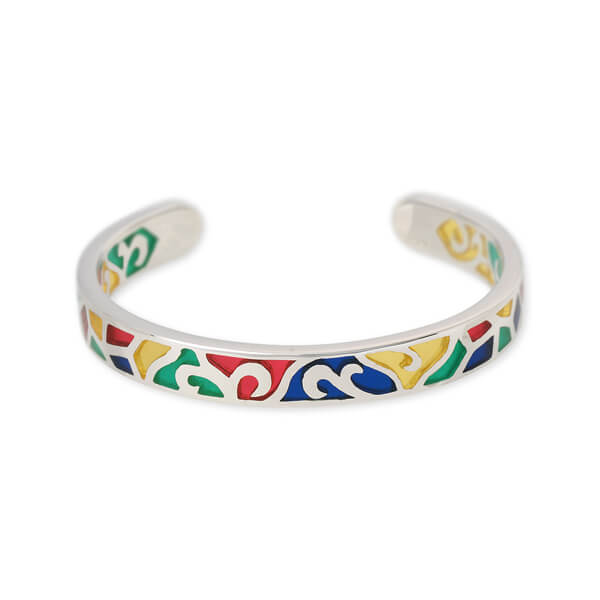 SAINTS シルバーバングル