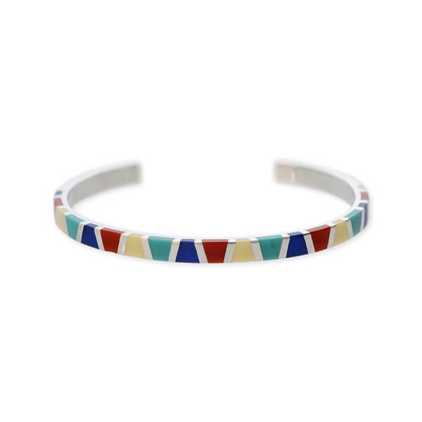 SAINTS シルバーバングル