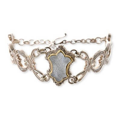 SAINTS シルバーブレスレット