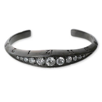 SAINTS シルバーバングル