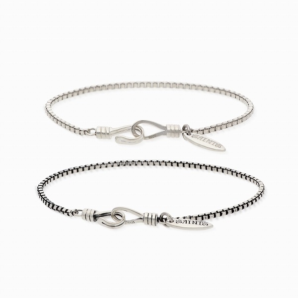 SAINTS シルバーペアブレスレット