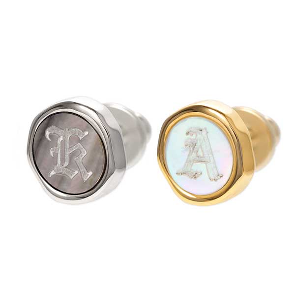 SAINTS シルバーペアピアス