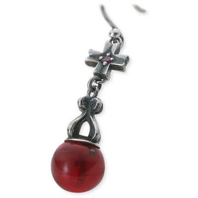 SAINTS シルバーフックピアス(片耳用)