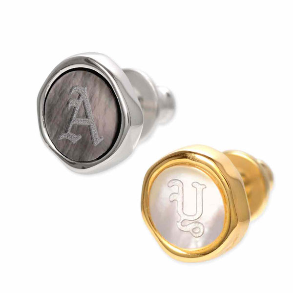 SAINTS ブラスペアピアス