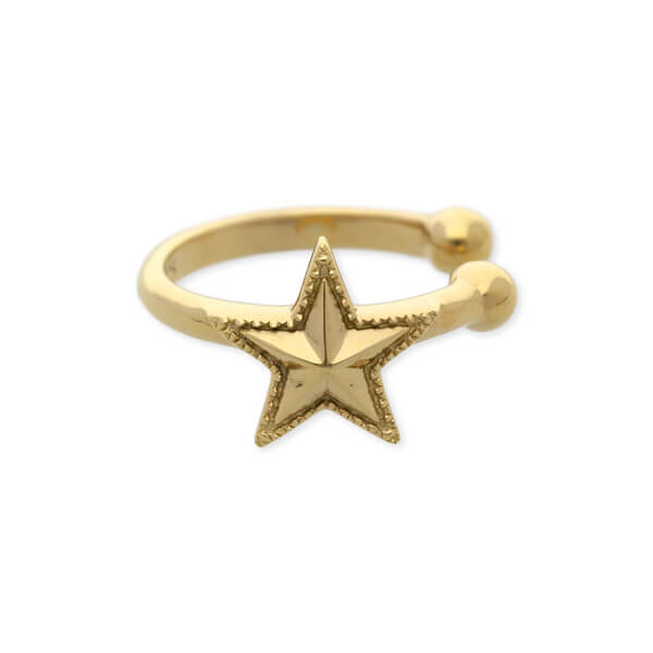 SAINTS シルバーイヤーカフ