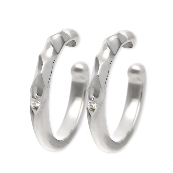 Sweet Rose シルバーペアイヤーカフ