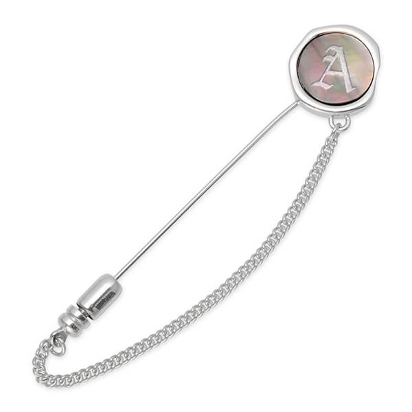 SAINTS ブラスブローチ