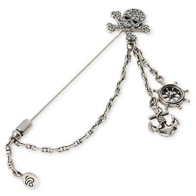 SAINTS シルバーピンブローチ