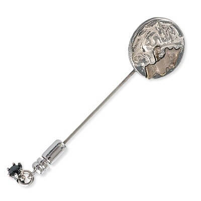 SAINTS シルバーピンブローチ