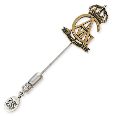 SAINTS シルバーピンブローチ