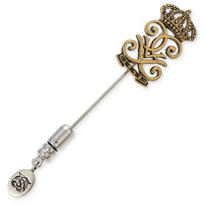 SAINTS シルバーピンブローチ