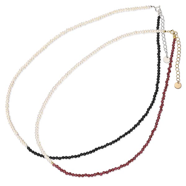 SAINTS 淡水パールペアネックレス