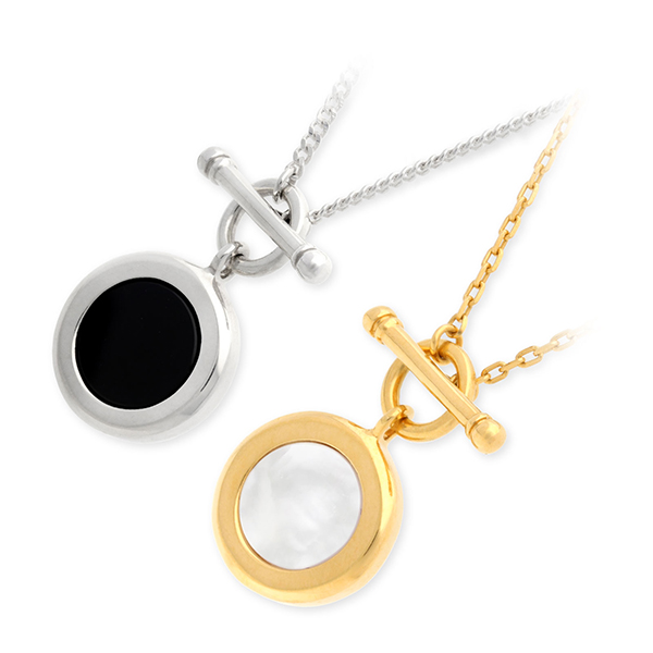 Sweet Rose シルバーペアネックレス