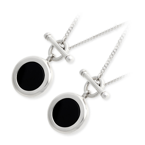 Sweet Rose シルバーペアネックレス