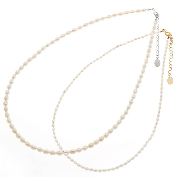 SAINTS 淡水パールペアネックレス