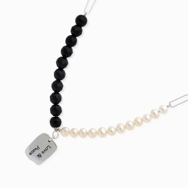 SAINTS シルバー淡水パールネックレス