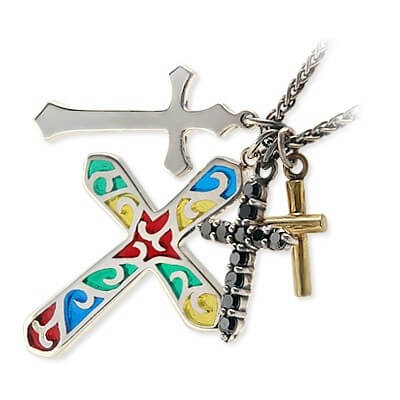 SAINTS シルバーネックレス