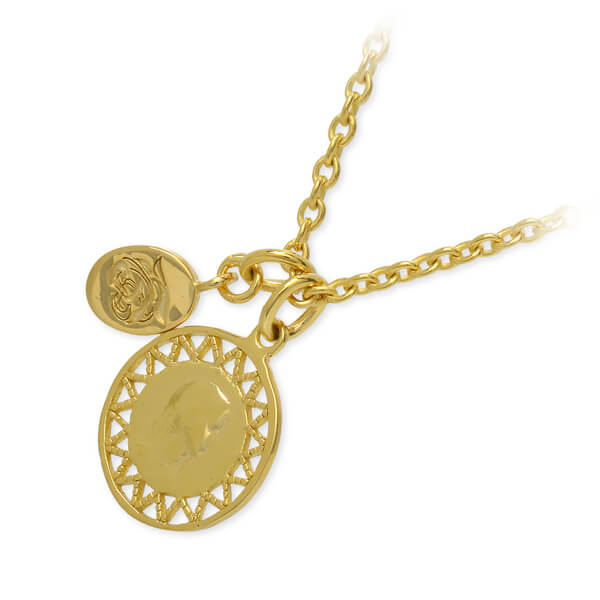 SAINTS シルバーネックレス