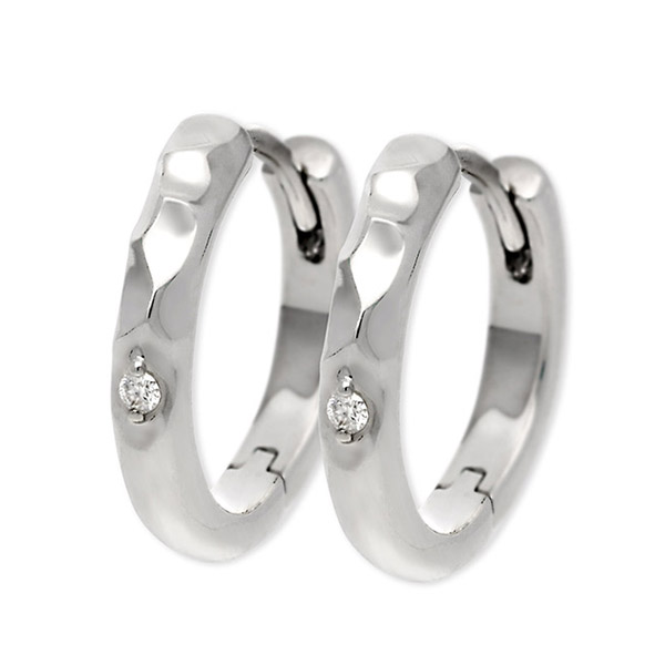 シルバーペアピアス