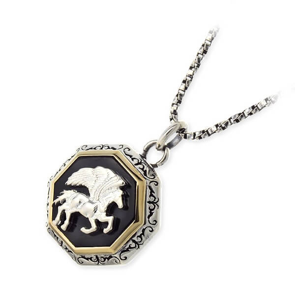 SAINTS シルバーネックレス