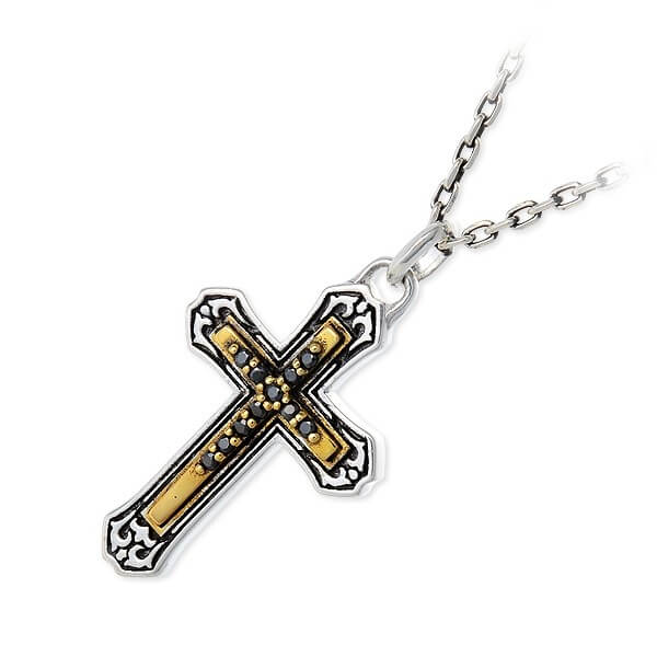 SAINTS シルバーネックレス