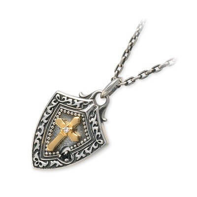 SAINTS シルバーネックレス