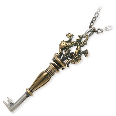 SAINTS シルバーネックレス