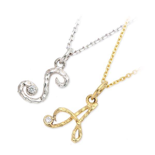 SAINTS シルバーペアネックレス