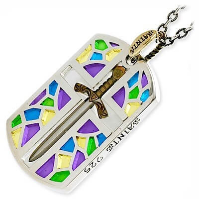 SAINTS シルバーネックレス