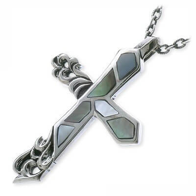 SAINTS シルバーネックレス