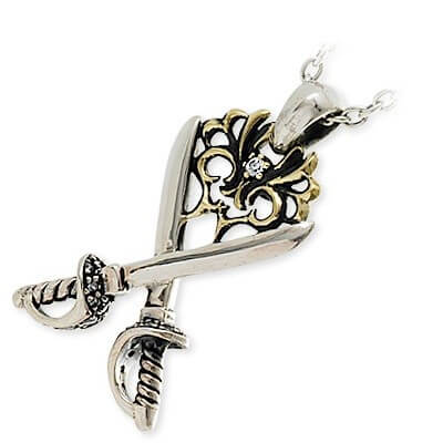 SAINTS シルバーネックレス