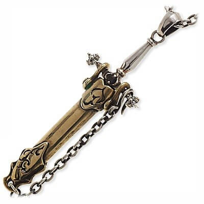 SAINTS シルバーネックレス