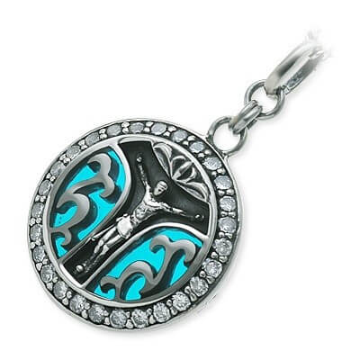 SAINTS シルバーネックレス