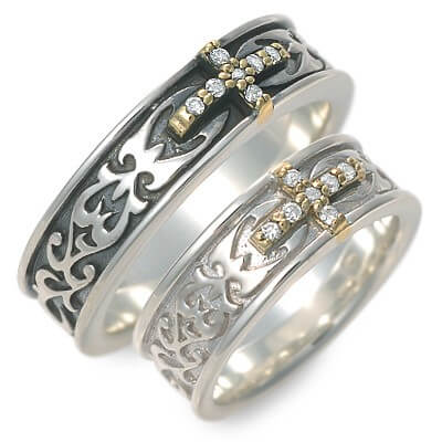 SAINTS シルバーペアリング