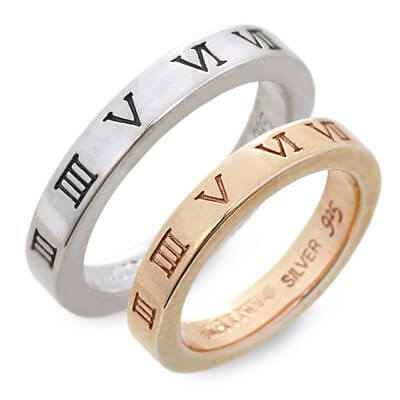 SAINTS シルバーペアリング