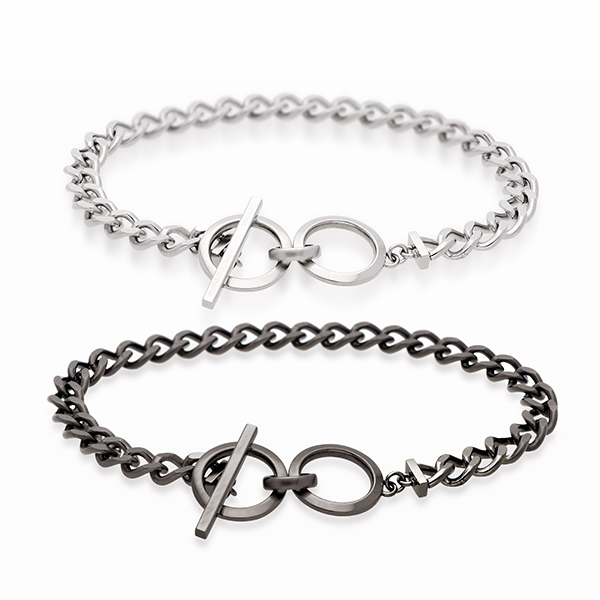 Sweet Rose ステンレスペアブレスレット